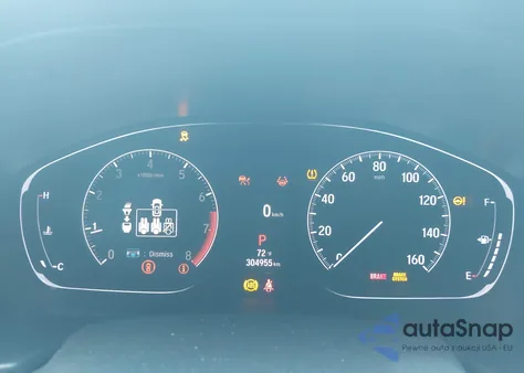 2021 Honda Accord Lx z USA, uszkodzony, nr VIN 1HGCV1F13MA008955